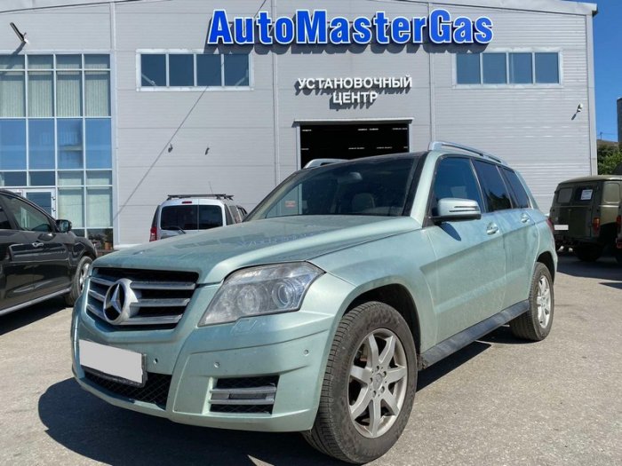 Установка ГБО на Mercedes-Benz GLK300 2010 г., ГБО 4 поколения, пропан 4SAVE (Польша), двигатель 3.5 л. 6 цилиндров