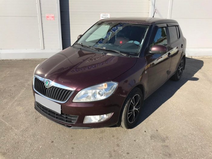 Установка ГБО на Skoda Fabia 2011г., ГБО 4 поколения, пропан LANDI RENZO (Италия), двигатель 1.4л. 4 цилиндра