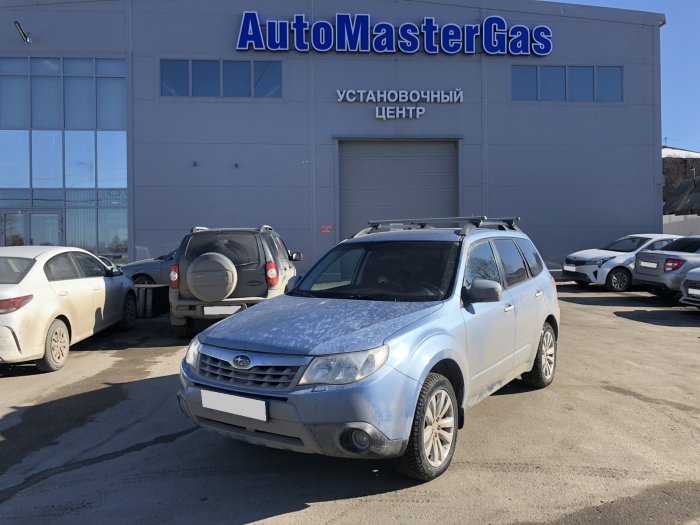 Установка ГБО на Subaru Forester 2011г., ГБО 4 поколения, пропан LANDI RENZO (Италия), двигатель 2.0л. 4 цилиндра