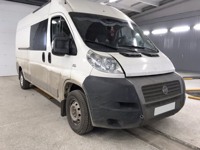 Установка ГБО на Fiat Ducato 2015г., Газодизель, метан LANDI RENZO (Италия), двигатель 2.3л. 4 цилиндра (Дизель)