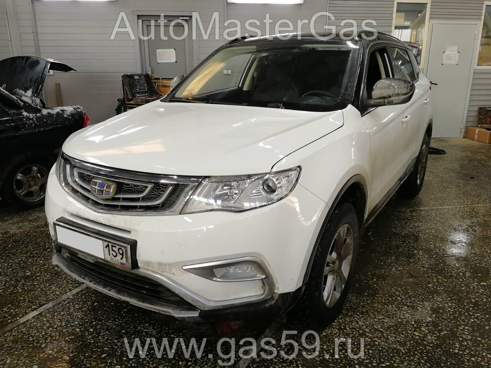 Установка ГБО на Geely Atlas 2018г., ГБО 4 поколения, пропан LANDIRENZO (Италия), двигатель 1.5л. 4 цилиндра