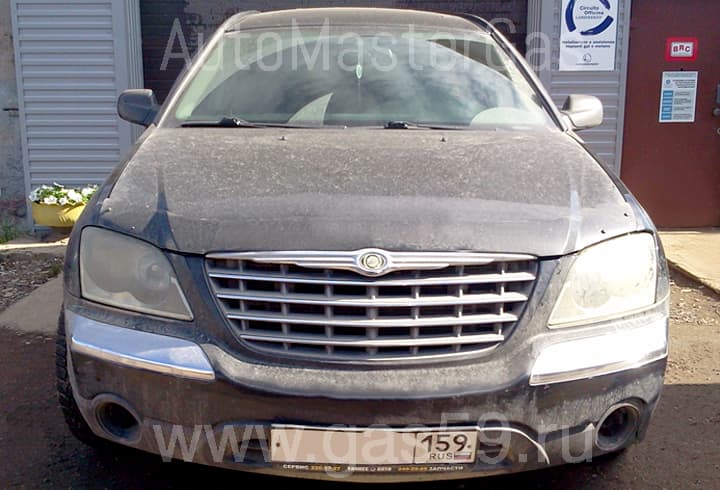 Установка ГБО на Chrysler Pacifica 3.5 V6, ГБО 4 поколения BRC P&D, с баллоном 72 литра