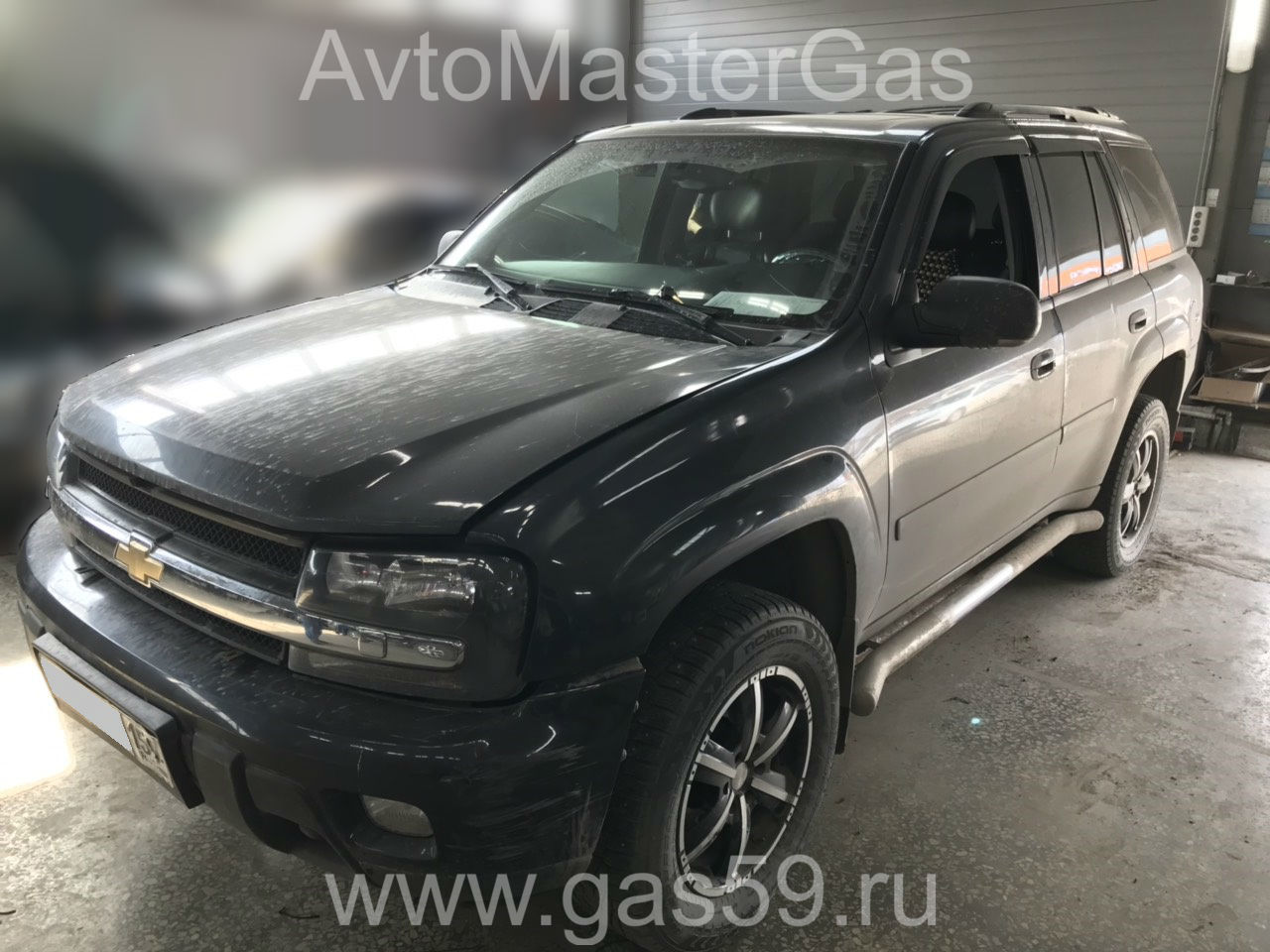 Установка ГБО на Chevrolet TrailBlazer 2007г., ГБО 4 поколения, пропан LANDIRENZO (Италия), GMT360 двигатель 4.2л. 6 цилиндров