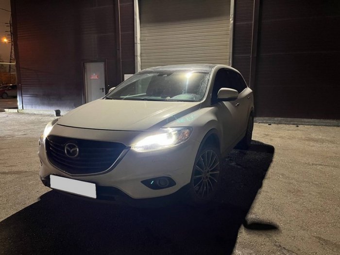 Установка ГБО на Mazda CX-9 2013 г., ГБО 4 поколения, пропан OMVL  (Италия), ДВС 3.7 л.,  6 цилиндров