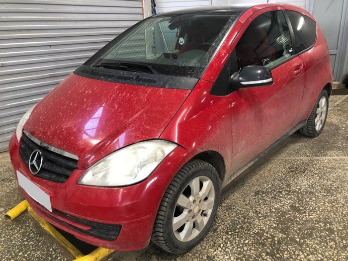 Установка ГБО на Mercedes-Benz A-class 2008 г., ГБО 4 поколения, пропан LANDI RENZO (Италия), двигатель 1.7 л. 4 цилиндра