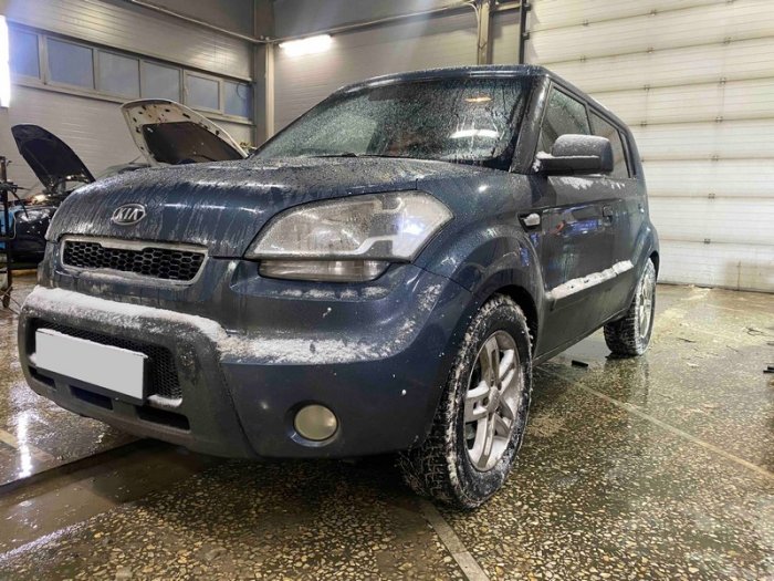 Установка ГБО на Kia Soul 2009 г., ГБО 4 поколения, пропан 4SAVE (Польша), двигатель 1.6 л. 4 цилиндра