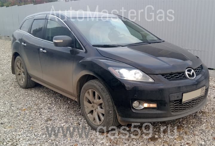 Установка ГБО на Mazda CX-7 2.3 T 4WD, ГБО 4 поколения BRC P&D, с баллоном 54 литра