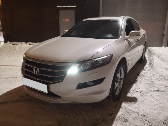 Установка ГБО на Honda Crosstour 2012 г., ГБО 4 поколения, пропан Landi Renzo (Италия), двигатель 3.5л. 6 цилиндров