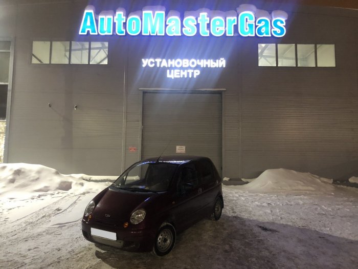 Установка ГБО на Daewoo Matiz 2010г., ГБО 4 поколения, пропан LANDIRENZO (Италия), двигатель 0.8л. 3 цилиндра