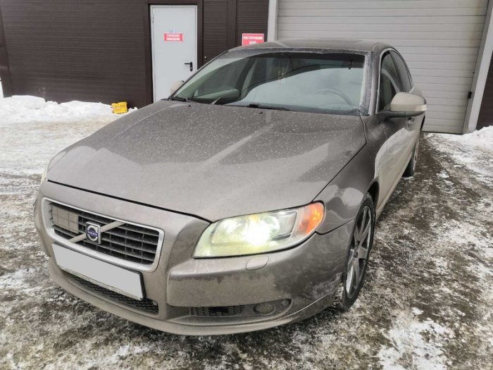 Установка ГБО на Volvo S80  2006 г г., ГБО 4 поколения, пропан 4SAVE (Польша), двигатель 4,4 л. 8 цилиндров