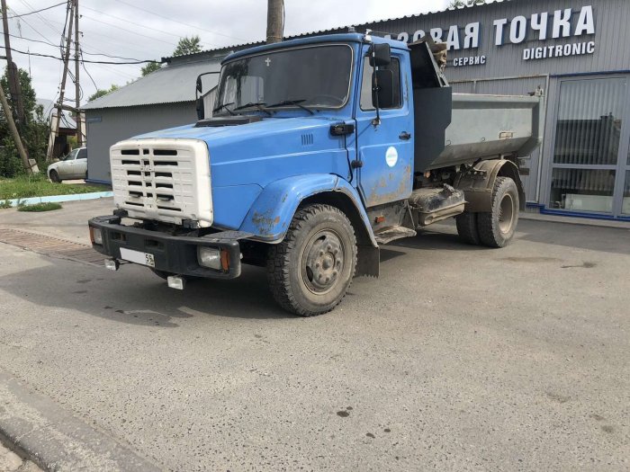 Установка ГБО на ЗИЛ 4331 (самосвал) 2007г., ГБО 2 поколения, метан LOVATO (Италия), двигатель 6.0л. 8 цилиндров