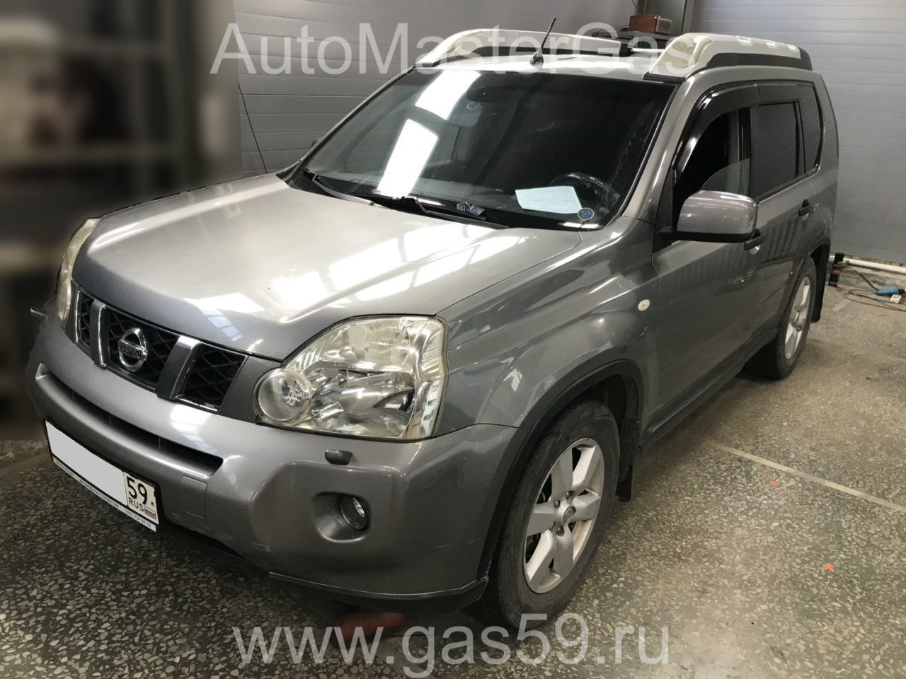 Установка ГБО на Nissan X-Trail T31 2007г., ГБО 4 поколения, пропан LANDIRENZO (Италия), двигатель 2.5л. 4 цилиндра