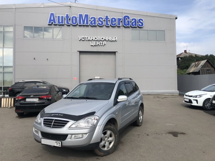 Установка ГБО на SsangYong Kyron 2012г., ГБО 4 поколения, пропан LANDIRENZO (Италия), двигатель 2.3л. 4 цилиндра