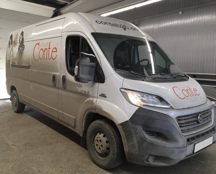 Установка ГБО на Fiat Ducato 2017г., Газодизель, метан LANDI RENZO (Италия), двигатель 2.3л. 4 цилиндра (Дизель)