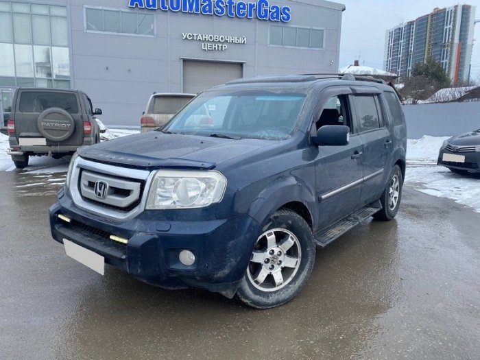 Установка ГБО на Honda Pilot 2008 г., ГБО 4 поколения, пропан OMVL (Италия), двигатель 3.5л. 6 цилиндров