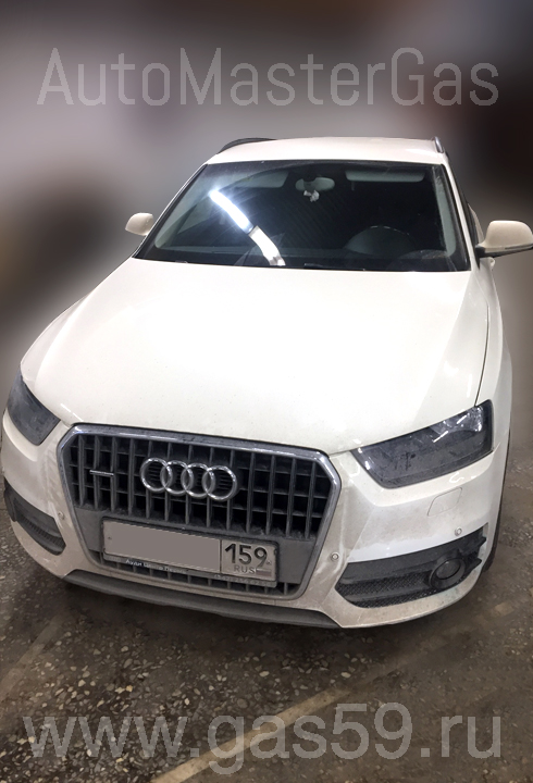 Установка ГБО на Audi Q3 2012г, ГБО 4 поколения STAG (Польша), баллон на 80л (20 куб.)