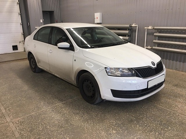 Установка ГБО на Skoda Rapid 2015г., ГБО 4 поколения, метан ALEX (Польша), двигатель 1.4 л. 4 цилиндра