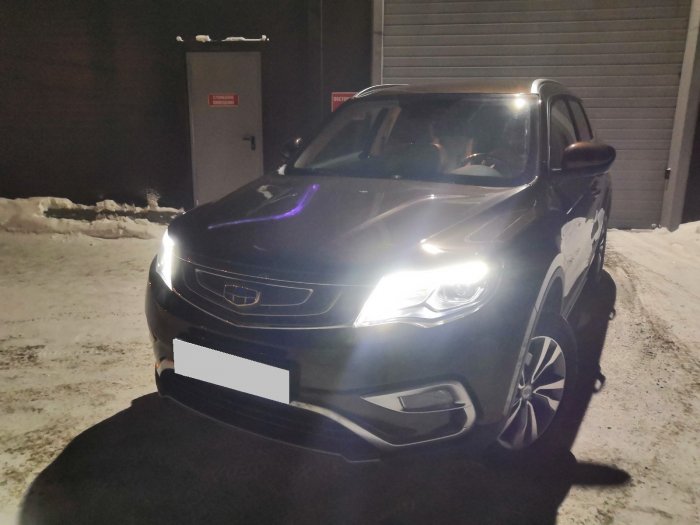 Установка ГБО на Geely Atlas 2020г., ГБО 4 поколения, пропан AEB (Италия), двигатель 2.4л. 4 цилиндра