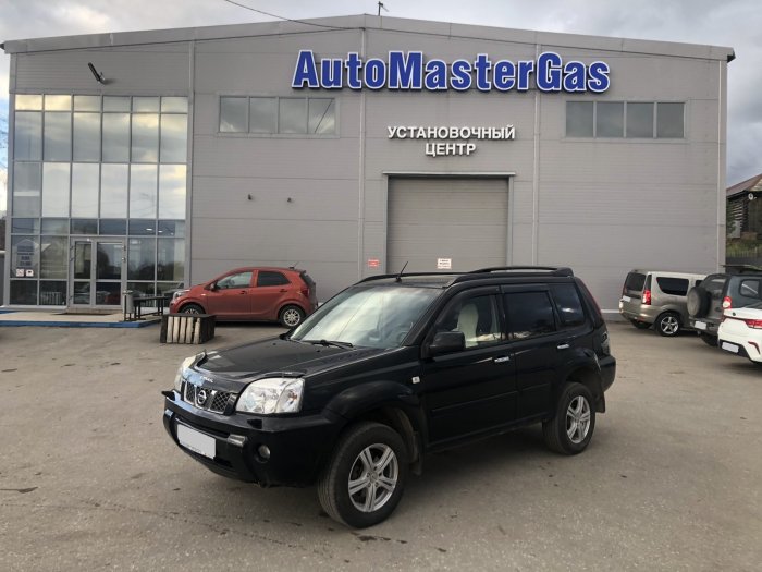 Установка ГБО на Nissan X-Trail 2005г., ГБО 4 поколения, пропан LANDI RENZO (Италия), двигатель 2.0л. 4 цилиндра