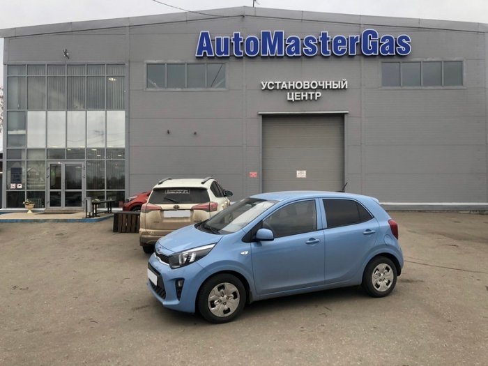 Установка ГБО на Kia Picanto 2021 г., ГБО 4 поколения, пропан LANDI RENZO (Италия), двигатель 1.0 л. 4 цилиндра