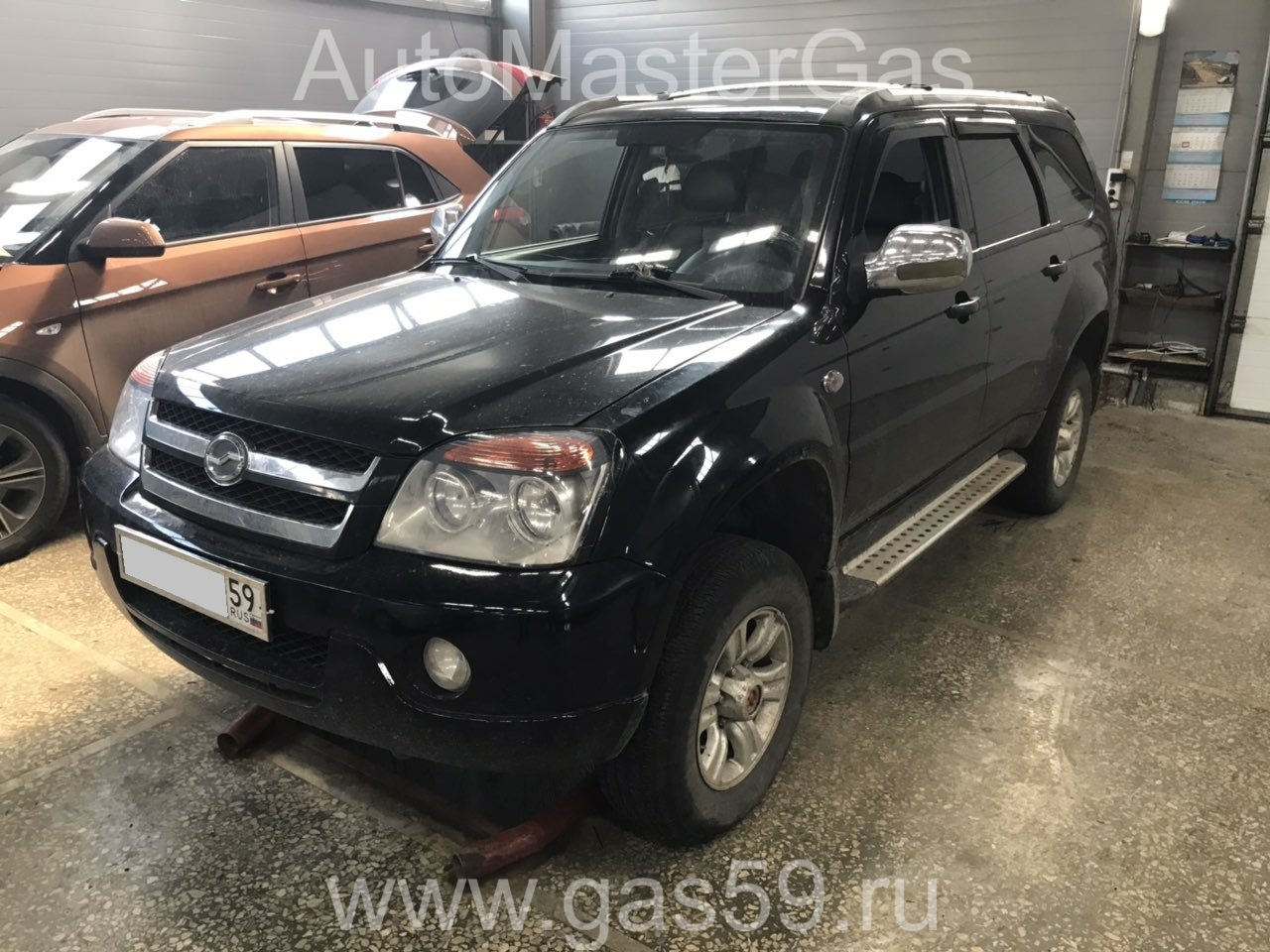 Установка ГБО на ZX Landmark 2008г., ГБО 4 поколения, пропан LANDIRENZO (Италия), двигатель 2.4л. 4 цилиндра