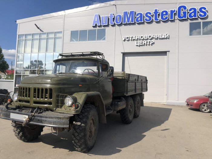 Установка ГБО на ЗИЛ 131 1991г., ГБО 2 поколения, пропан LOVATO (Италия), двигатель 6.0л. 8 цилиндров