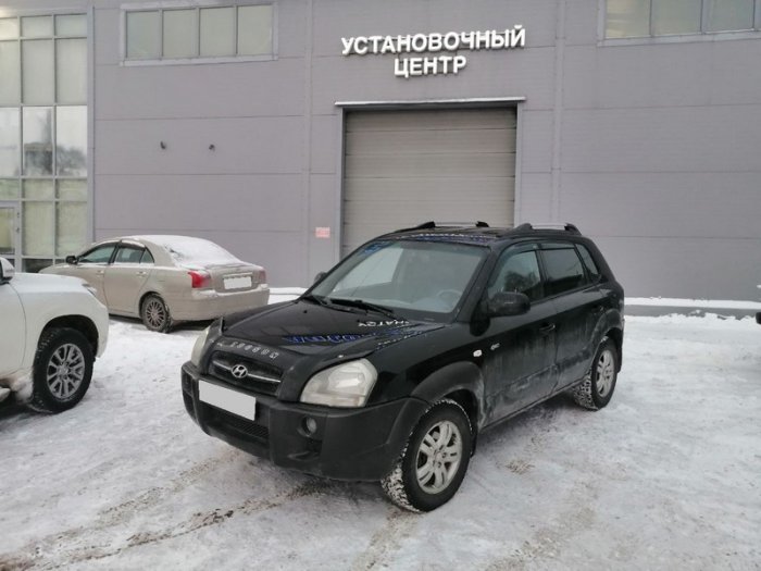 Установка ГБО на Hyundai Tucson 2005г., ГБО 4 поколения, пропан 4SAVE (Польша), двигатель 2.7л. 6 цилиндров