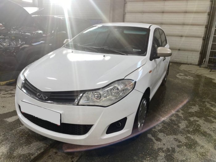 Установка ГБО на Chery A13 2012 г., ГБО 4 поколения, пропан OMVL (Турция), двигатель 1.5л. 4 цилиндра