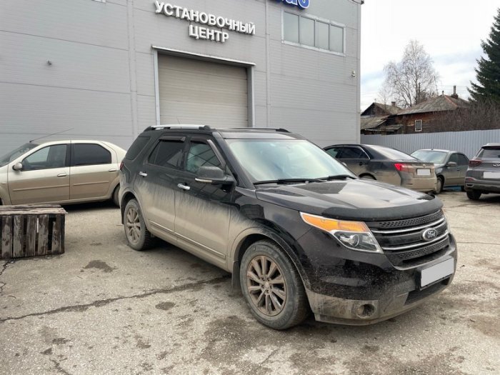 Установка ГБО на Ford Explorer 2012 г., ГБО 4 поколения, пропан OMVL (Италия), двигатель 3.5 л. 6 цилиндров