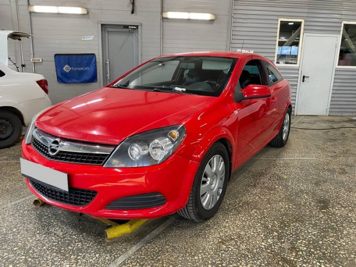 Установка ГБО на Opel Astra 2007 г., ГБО 4 поколения, пропан EuropeGas (Польша), двигатель 1.6 л. 4 цилиндра