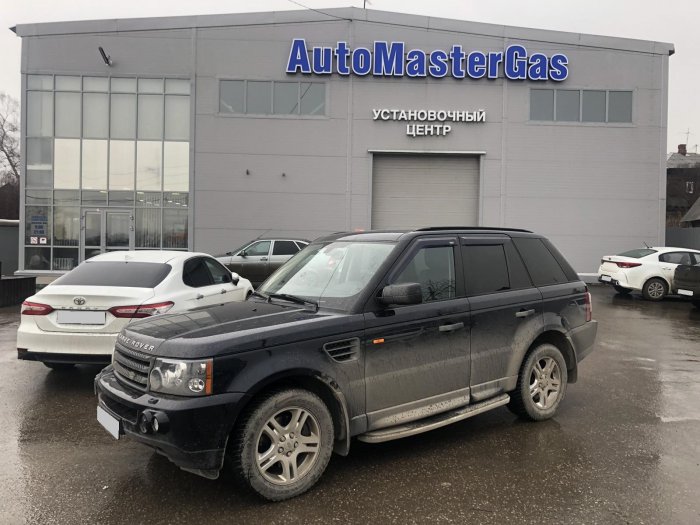 Установка ГБО на Land Rover Range Rover Sport 2005г., ГБО 4 поколения, пропан LANDI RENZO (Италия), двигатель 4.4л. 8 цилиндров