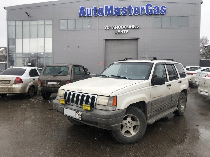 Установка ГБО на Jeep Grand Cherokee 1997г., ГБО 4 поколения, пропан DIGITRONIC (Италия), двигатель 4.0л. 6 цилиндров