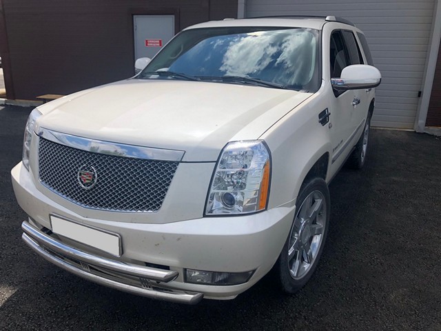 Установка ГБО на Cadillac Escalade 2008г., ГБО 4 поколения, пропан 4SAVE (Польша), двигатель 6.2л. 8 цилиндров