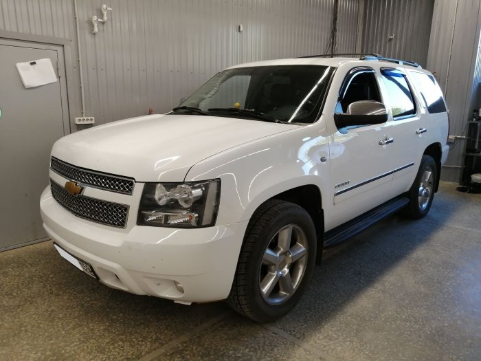 Установка ГБО на Chevrolet Tahoe 2013г., ГБО 4 поколения, пропан LANDIRENZO (Италия), двигатель 5.3л. 8 цилиндров