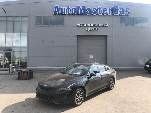 Установка ГБО на Kia K5 2021г., ГБО 4 поколения, метан LANDI RENZO (Италия), двигатель 2.0л. 4 цилиндра