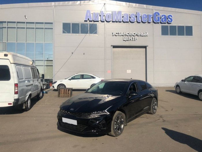 Установка ГБО на Kia K5 2021 г., ГБО 4 поколения, метан LANDI RENZO (Италия), двигатель 2.0 л. 4 цилиндра